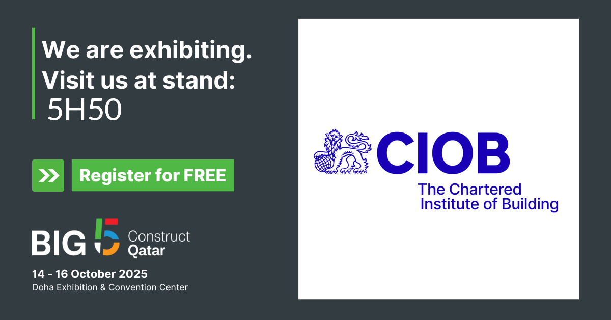 event banner with dates logo and stand position